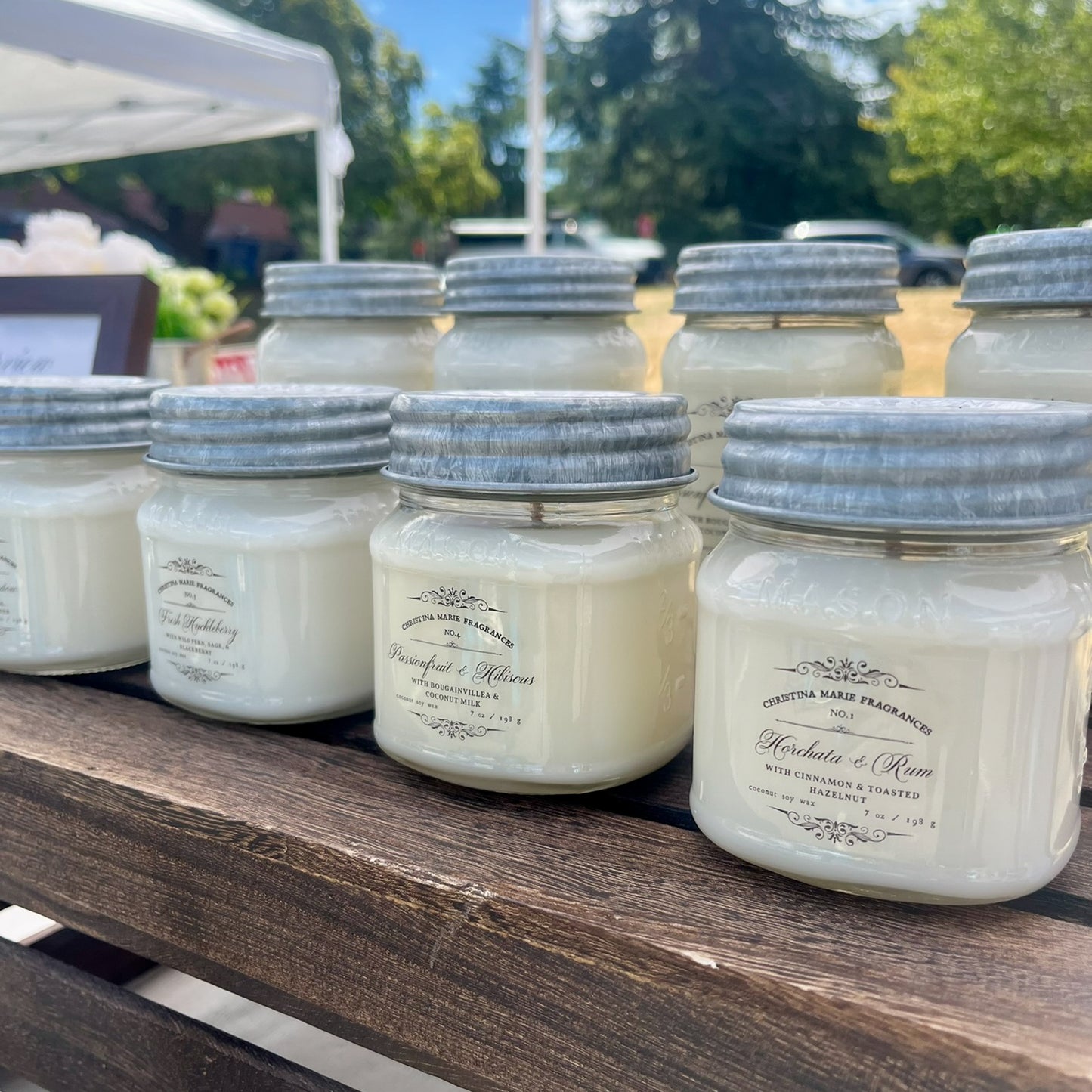 Horchata & Rum 8 Oz Mason Jar Candle