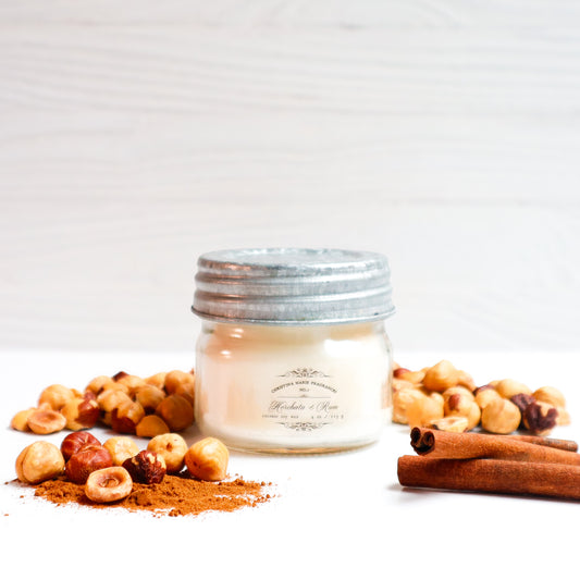 Horchata & Rum 4 Oz Mason Jar Candle